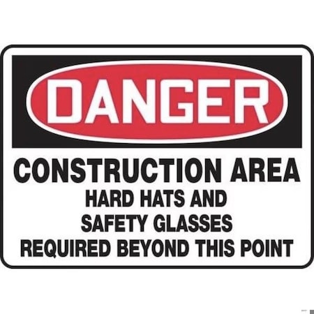 Accuform OSHA DANGER SAFETY SIGN CONSTRUCTIO MPPE140XL MPPE140XL